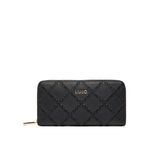 Liu Jo Duży Portfel Damski Ecs Xl Zip Around AF5170 E0538 Czarny ze sklepu MODIVO w kategorii Portfele damskie - zdjęcie 184615053