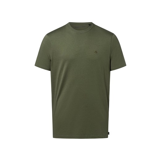 Scotch & Soda Koszulka męska Mężczyźni Bawełna khaki jednolity ze sklepu vangraaf w kategorii T-shirty męskie - zdjęcie 184615513