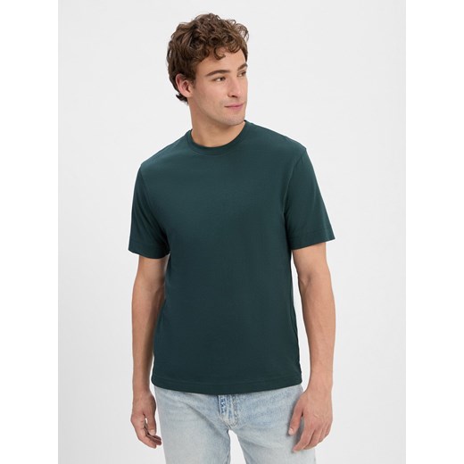 Drykorn Koszulka - Raphael Mężczyźni Bawełna jodłowy jednolity ze sklepu vangraaf w kategorii T-shirty męskie - zdjęcie 184615524