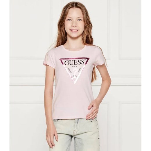 Guess T-shirt | Regular Fit ze sklepu Gomez Fashion Store w kategorii Bluzki dziewczęce - zdjęcie 184618471