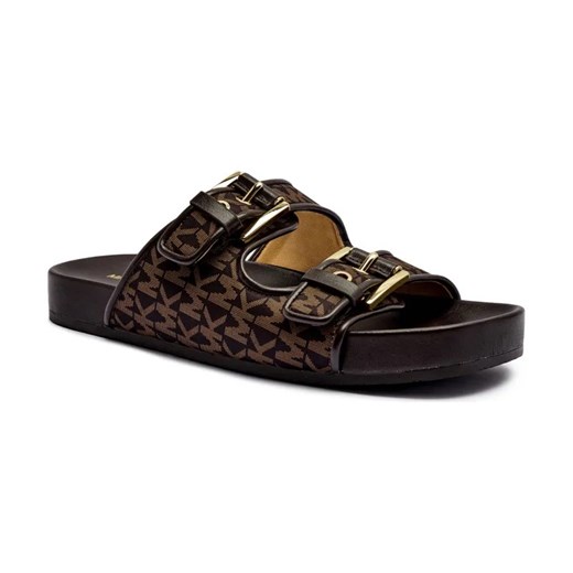 Michael Kors Skórzane klapki BYERS ze sklepu Gomez Fashion Store w kategorii Klapki damskie - zdjęcie 184618490