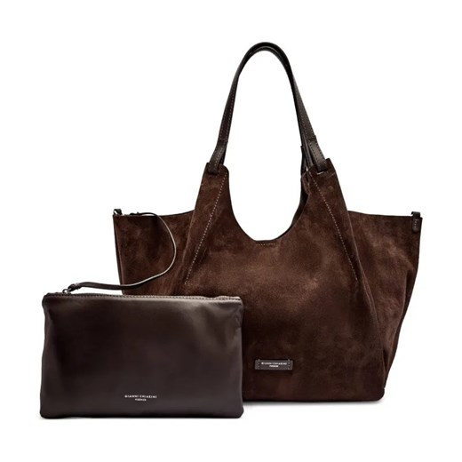 GIANNI CHIARINI Skórzana shopperka + saszetka DUA ze sklepu Gomez Fashion Store w kategorii Torby Shopper bag - zdjęcie 184618502