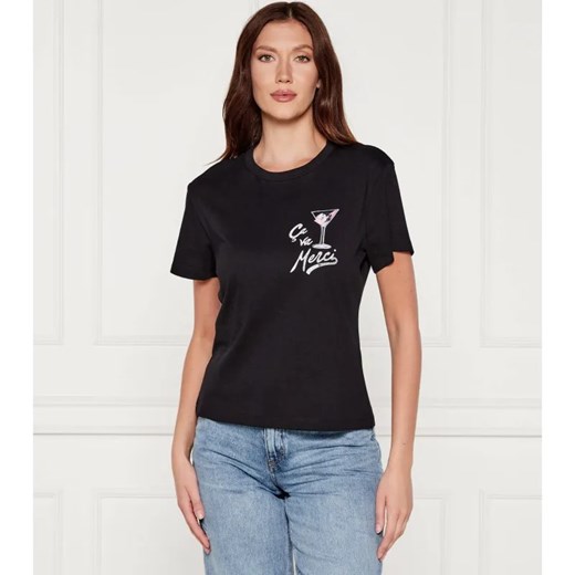 HUGO T-shirt Destrel_2 | Loose fit ze sklepu Gomez Fashion Store w kategorii Bluzki damskie - zdjęcie 184618583
