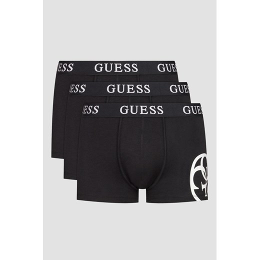 GUESS Zestaw czarnej męskiej bielizny bokserki 3 Pack, Rozmiar XXL ze sklepu outfit.pl w kategorii Majtki męskie - zdjęcie 184619911