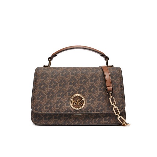 Torebka MICHAEL Michael Kors Delancey 30T4GD8S6B Brązowy ze sklepu eobuwie.pl w kategorii Torebki damskie - zdjęcie 184620294
