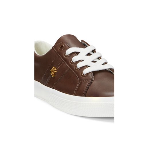Sneakersy LAUREN RALPH LAUREN 802775372007 Brązowy 37 eobuwie.pl