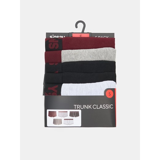 Sinsay - Bokserki Classic 5 pack - czarny Sinsay XS Sinsay