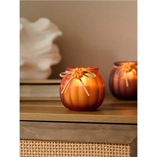 Sinsay - Świeca zapachowa Pumpkin - żółty ze sklepu Sinsay w kategorii Świece i dyfuzory - zdjęcie 184623104