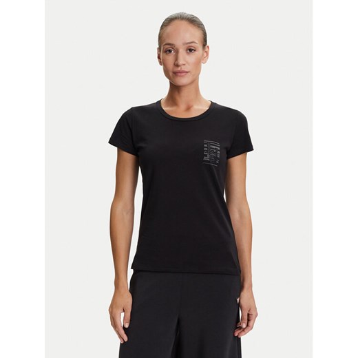 Liu Jo Sport T-Shirt TF5287 JS923 Czarny Regular Fit ze sklepu MODIVO w kategorii Bluzki damskie - zdjęcie 184623234