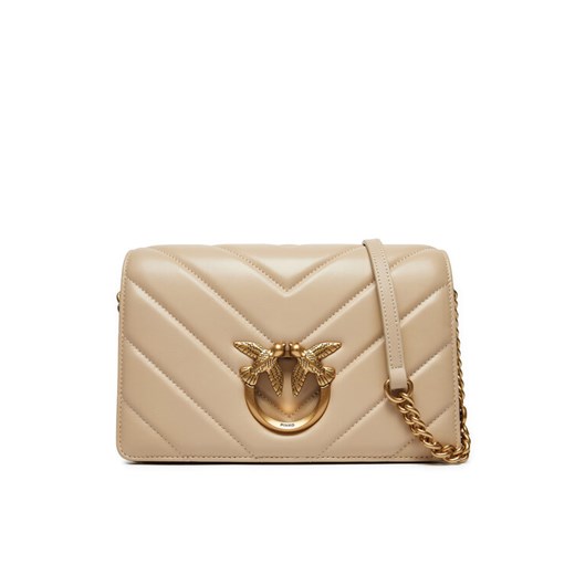 Pinko Torebka Lowe Click Classic 100063 A136 Beżowy ze sklepu MODIVO w kategorii Listonoszki - zdjęcie 184623263