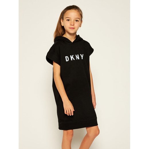 DKNY Sukienka codzienna D32738 M Czarny Regular Fit ze sklepu MODIVO w kategorii Sukienki dziewczęce - zdjęcie 184623272