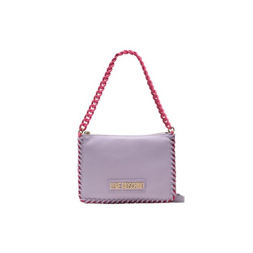 LOVE MOSCHINO Torebka JC4245PP0GKQ165A Fioletowy ze sklepu MODIVO w kategorii Listonoszki - zdjęcie 184623330