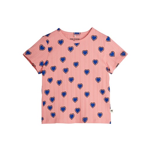 MINI RODINI T-Shirt 2522013128 Różowy Regular Fit ze sklepu MODIVO w kategorii Bluzki dziewczęce - zdjęcie 184623453