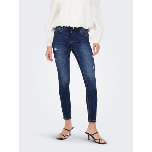 ONLY Jeansy 15259128 Granatowy Skinny Fit 28_30 MODIVO