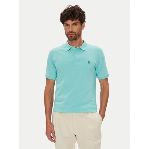 U.S. Polo Assn. Polo MUP3312 Niebieski Regular Fit ze sklepu MODIVO w kategorii T-shirty męskie - zdjęcie 184623590