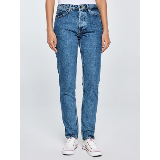 Jeansy damskie z kolekcji Authentic niebieskie Authentic 400 ze sklepu Big Star w kategorii Jeansy damskie - zdjęcie 184626053