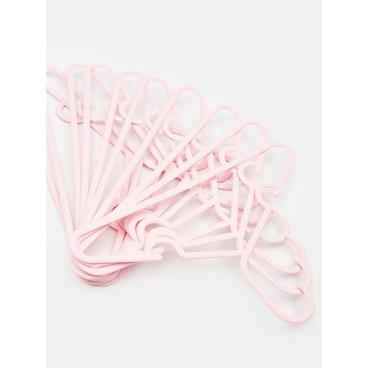 Sinsay - Wieszaki 10 pack - różowy Sinsay One Size Sinsay
