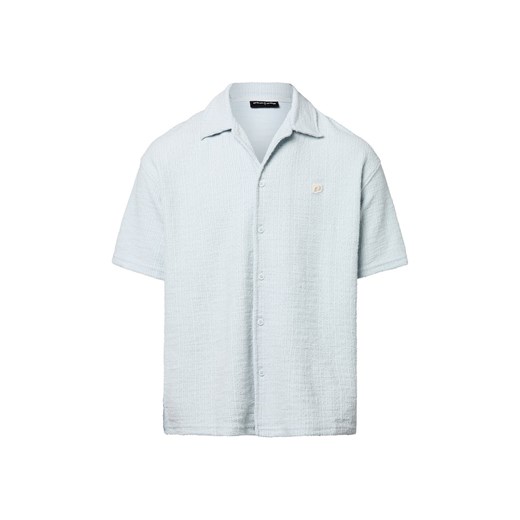 PEGADOR Męska koszula casual - Libco Mężczyźni Comfort Fit jasnoniebieski jednolity ze sklepu vangraaf w kategorii Koszule męskie - zdjęcie 184627192