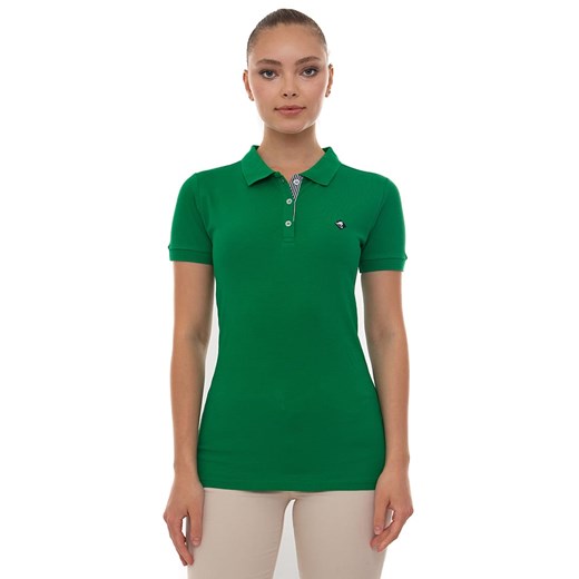 SIR RAYMOND TAILOR Koszulka polo &quot;Angie&quot; w kolorze zielonym ze sklepu Limango Polska w kategorii Bluzki damskie - zdjęcie 184627254