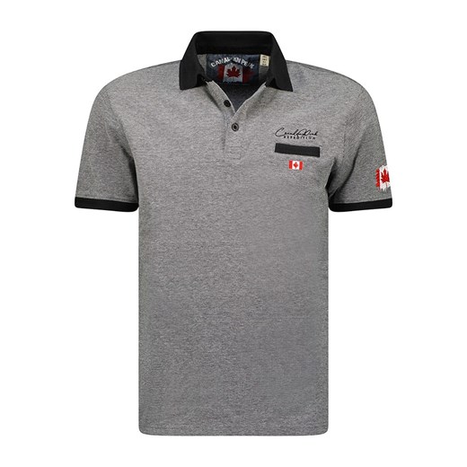 Canadian Peak Koszulka polo &quot;Koleak&quot; w kolorze jasnoszarym ze sklepu Limango Polska w kategorii T-shirty męskie - zdjęcie 184627292