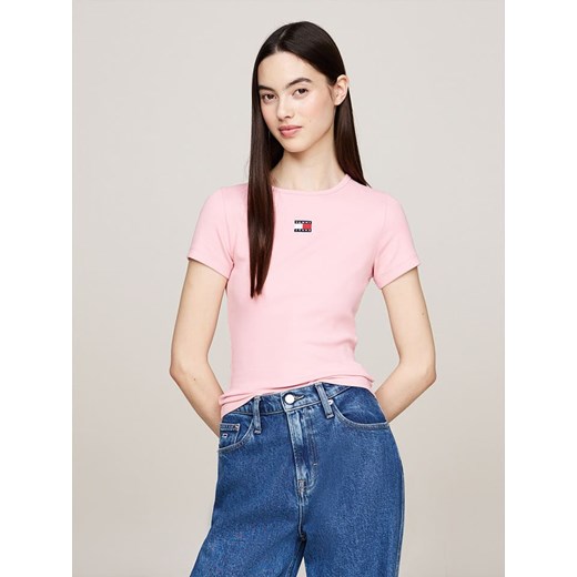 TOMMY JEANS Koszulka w kolorze jasnoróżowym Tommy Jeans L promocja Limango Polska