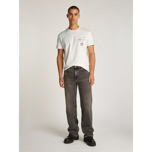 TOMMY JEANS Koszulka w kolorze białym ze sklepu Limango Polska w kategorii T-shirty męskie - zdjęcie 184627563