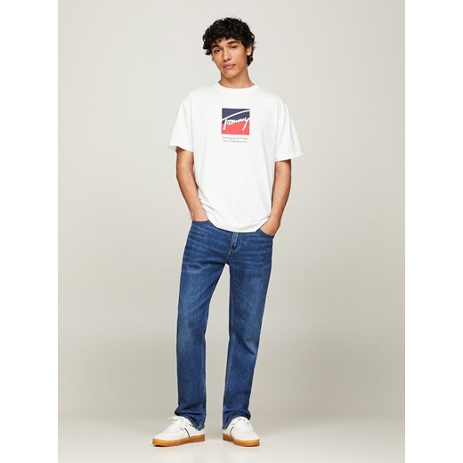 TOMMY JEANS Koszulka w kolorze białym ze sklepu Limango Polska w kategorii T-shirty męskie - zdjęcie 184627583