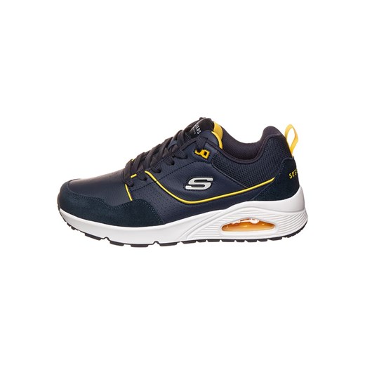 Skechers Skórzane sneakersy &quot;Uno - Retro One&quot; w kolorze granatowym ze sklepu Limango Polska w kategorii Buty sportowe męskie - zdjęcie 184627612