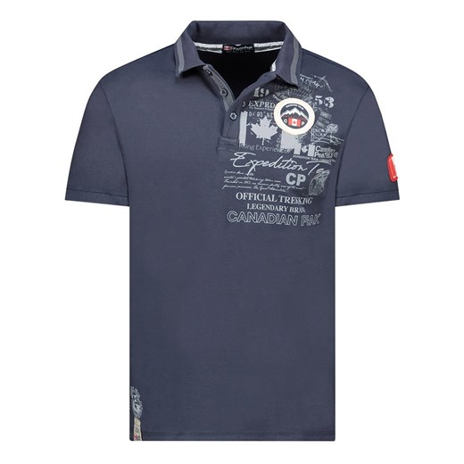 Canadian Peak Koszulka polo &quot;Karueneak&quot; w kolorze granatowym ze sklepu Limango Polska w kategorii T-shirty męskie - zdjęcie 184627640