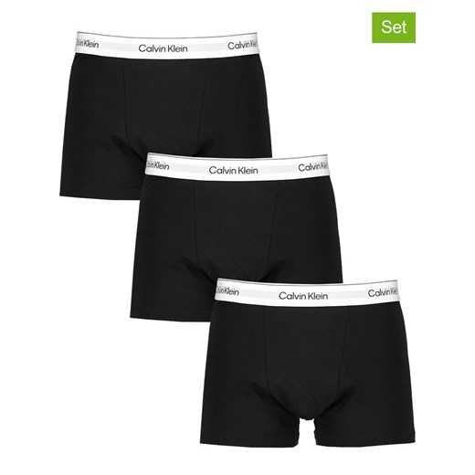 CALVIN KLEIN UNDERWEAR Bokserki (3 pary) w kolorze czarnym ze sklepu Limango Polska w kategorii Majtki męskie - zdjęcie 184627701