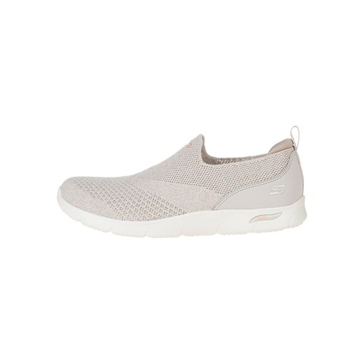Skechers Skórzane slippersy &quot;Arch Fit Refine&quot; w kolorze beżowym ze sklepu Limango Polska w kategorii Półbuty damskie - zdjęcie 184627933