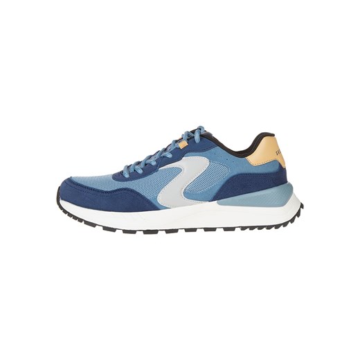 Skechers Skórzane sneakersy &quot;Fury Fury&quot; w kolorze granatowo-błękitnym ze sklepu Limango Polska w kategorii Buty sportowe męskie - zdjęcie 184627954