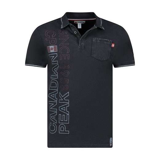 Canadian Peak Koszulka polo &quot;Konakreak&quot; w kolorze czarnym ze sklepu Limango Polska w kategorii T-shirty męskie - zdjęcie 184628081