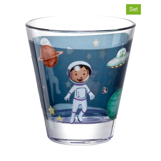 LEONARDO Szklanki (6 szt.) &quot;Space&quot; w kolorze granatowym - 215 ml ze sklepu Limango Polska w kategorii Szklanki - zdjęcie 184628164