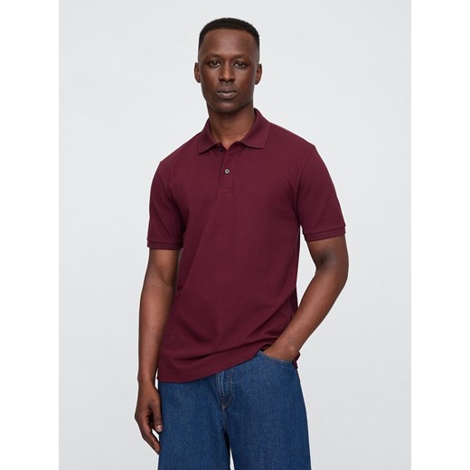 GAP Koszulka polo w kolorze bordowym ze sklepu Limango Polska w kategorii T-shirty męskie - zdjęcie 184628184