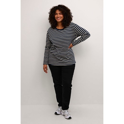 Kaffe Koszulka w kolorze granatowo-białym Kaffe L okazja Limango Polska