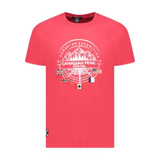 Canadian Peak Koszulka &quot;Jovanyeak&quot; w kolorze czerwonym ze sklepu Limango Polska w kategorii T-shirty męskie - zdjęcie 184628753