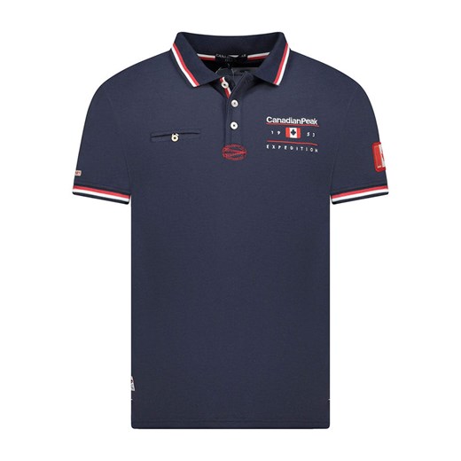 Canadian Peak Koszulka polo &quot;Konbustybleak&quot; w kolorze granatowym ze sklepu Limango Polska w kategorii T-shirty męskie - zdjęcie 184628761