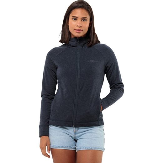Jack Wolfskin Kurtka polarowa &quot;Waldsee&quot; w kolorze granatowym ze sklepu Limango Polska w kategorii Bluzy damskie - zdjęcie 184628800