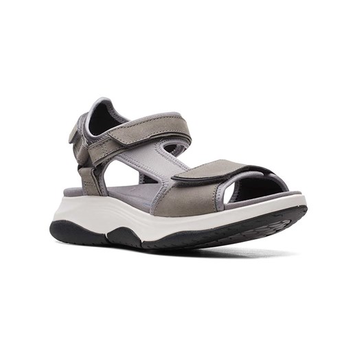 Clarks Sandały "Wave2.0 Skip" w kolorze szarym Clarks 41 Limango Polska okazja