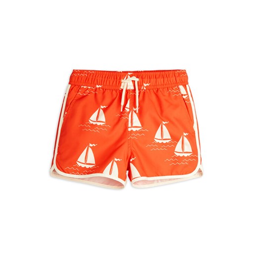 MINI RODINI Szorty kąpielowe 2528011342 Czerwony Regular Fit ze sklepu MODIVO w kategorii Spodenki chłopięce - zdjęcie 184629053