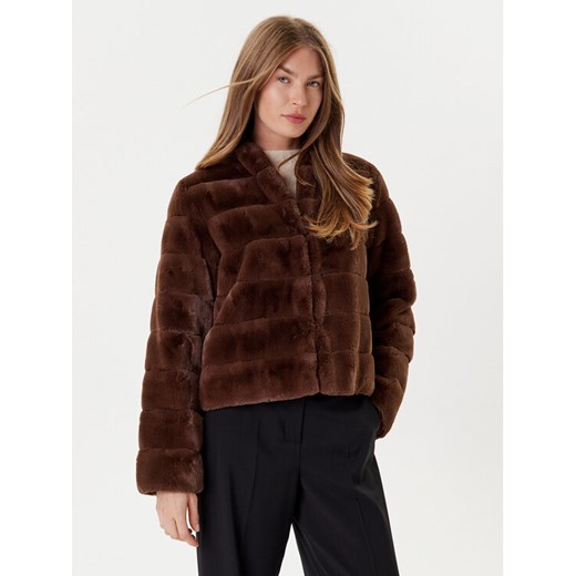 Marella Futro Carpazi 2525456011 Brązowy Regular Fit ze sklepu MODIVO w kategorii Futra damskie - zdjęcie 184629070