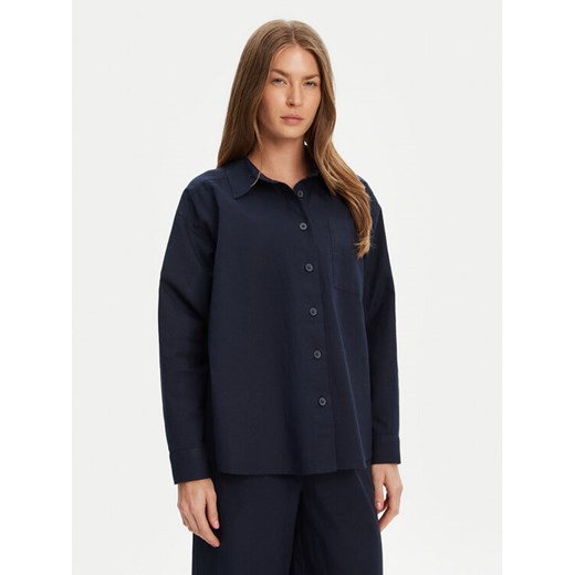 Mustang Koszula Willow 1016575 Granatowy Relaxed Fit ze sklepu MODIVO w kategorii Koszule damskie - zdjęcie 184629104