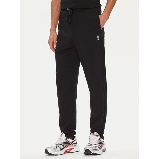 U.S. Polo Assn. Spodnie dresowe MUP4416 Czarny Relaxed Fit ze sklepu MODIVO w kategorii Spodnie męskie - zdjęcie 184629111