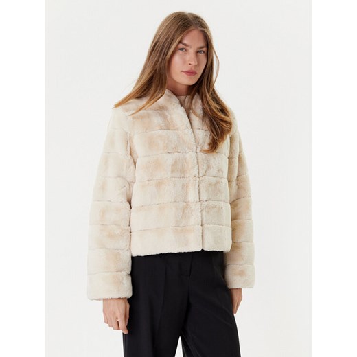 Marella Futro Carpazi 2525456011 Écru Regular Fit ze sklepu MODIVO w kategorii Futra damskie - zdjęcie 184629112