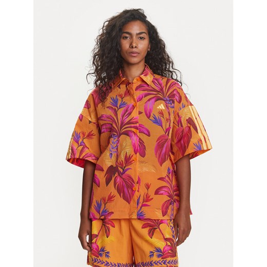 adidas Koszula FARM Premium JD6281 Pomarańczowy Loose Fit ze sklepu MODIVO w kategorii Koszule damskie - zdjęcie 184629160