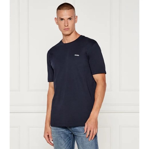 HUGO T-shirt Dero222 | Regular Fit ze sklepu Gomez Fashion Store w kategorii T-shirty męskie - zdjęcie 184630750