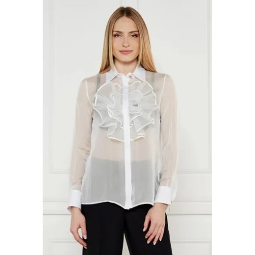 Elisabetta Franchi Jedwabna koszula | Slim Fit Elisabetta Franchi 36 promocja Gomez Fashion Store