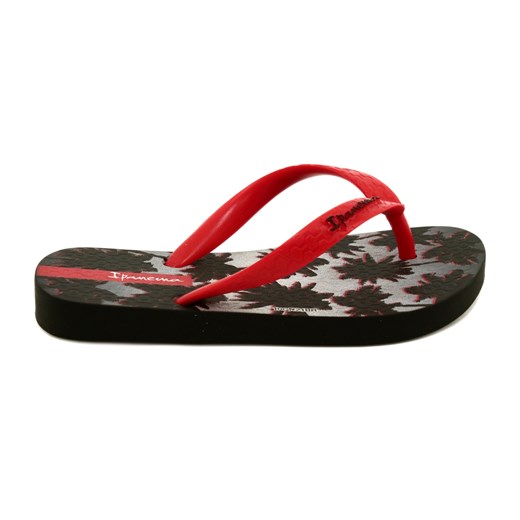Klapki japonki Ipanema dziewczęce 83185 Classic X czerwone ze sklepu ButyModne.pl w kategorii Klapki dziecięce - zdjęcie 184632283