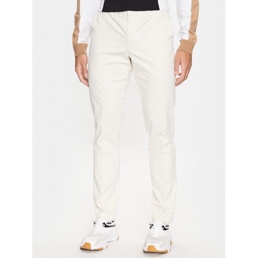 Boss Chinosy Kaito1 50487966 Biały Slim Fit 56 MODIVO